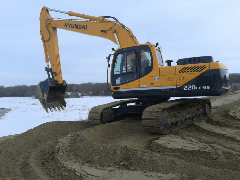 Аренда гусеничного экскаватора JCB 220