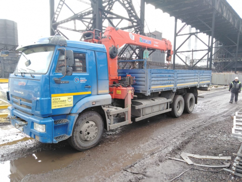 Аренда манипулятора Камаз 10 тонн