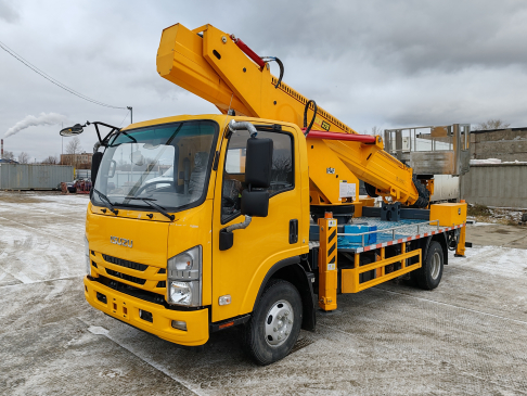 Аренда автовышки 32 метра Isuzu Elf