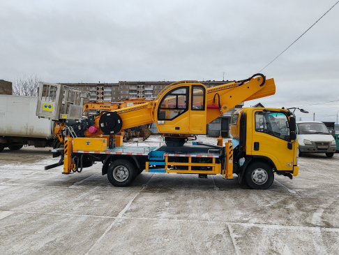 Аренда автовышки 32 метра Isuzu Elf